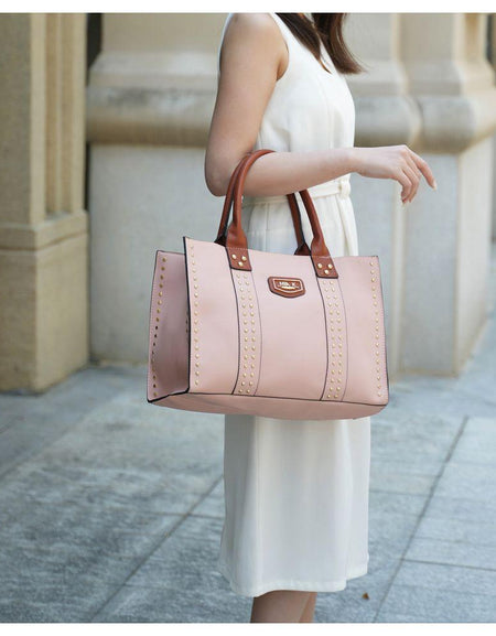 Davina Vegan Leather Women Tote Bag with Wallet - A Touch of Elegance