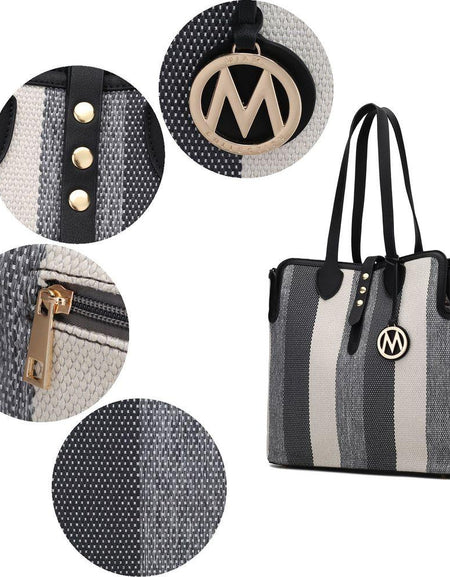 Mia K. Juliana Oversize Tote & Wristlet