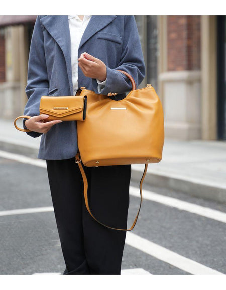 Leilani Vegan Leather Tote Bag with Wallet