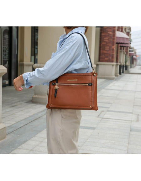 Mia K. Aliyah Crossbody - Exquisite Vegan Leather Handbag