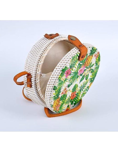 Designer Handbags Handwoven Bag with Leather Strap Crossbody Bag