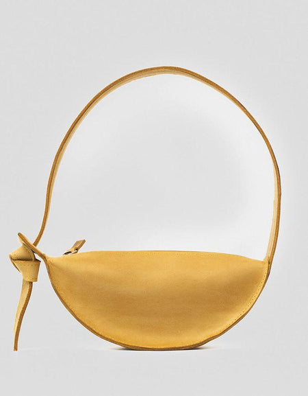Designer Handbag - Crescent (Yellow)