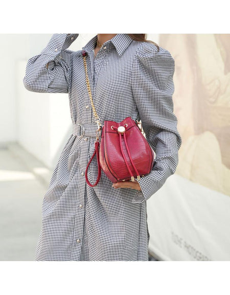 MKF Collection Cassidy Crocodile Embossed Vegan Leather Shoulder Bag