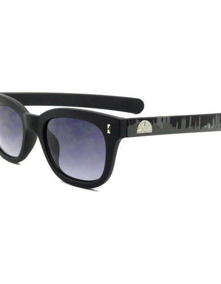 East Village Plastic 'Pacino' Sunglasses In Black With London Skyline