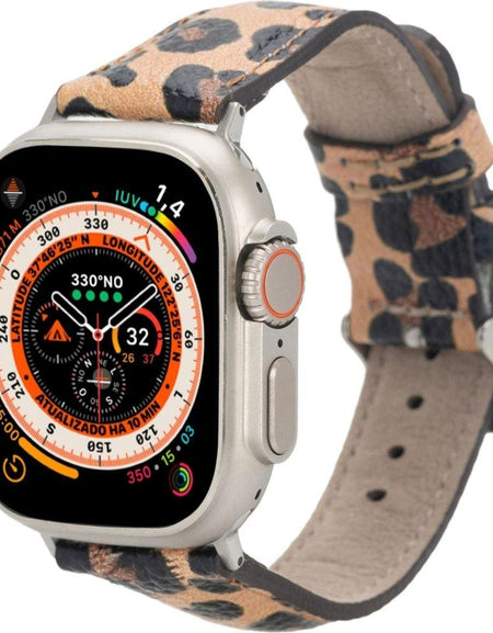 Guernsey Leather Bands for Apple Watch 9, Ultra 2 & SE-10