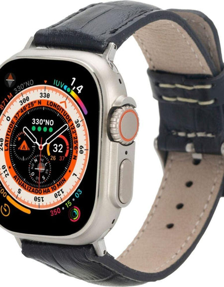 Guernsey Leather Bands for Apple Watch 9, Ultra 2 & SE-30