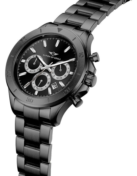 Chronograph One | Black - Silver