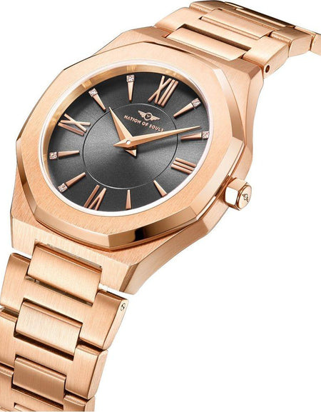 Livia | Rose Gold - Smoke