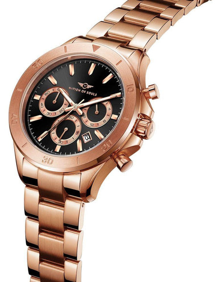 Chronograph One | Rose Gold - Black