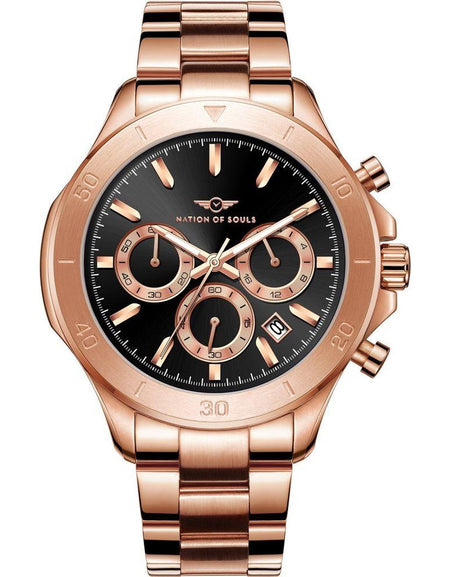 Chronograph One | Rose Gold - Black