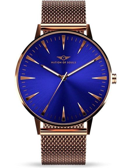 Argo | Rose Gold Gloss - Cobalt Blue