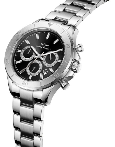 Chronograph One | Silver - Black