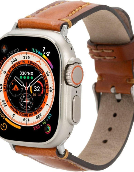 Jeffrey Leather Bands for Apple Watch 9, Ultra 2 & SE-0