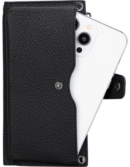 Kaycee Leather Women's Cell Phone Wallet with Strap-10