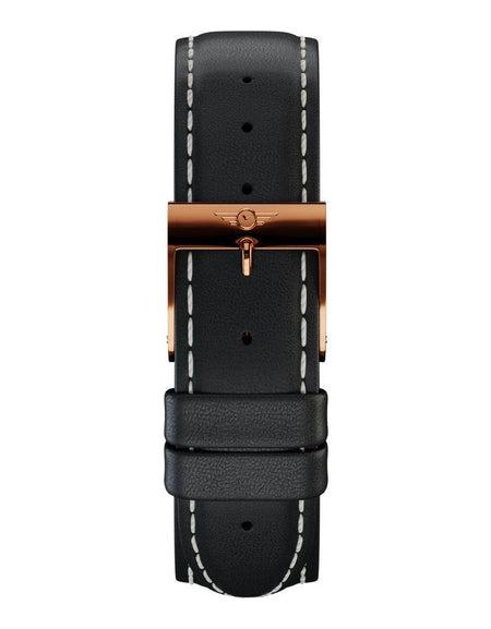 Black Leather - Rose Gold Gloss
