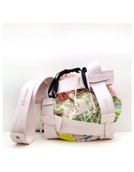 DiSCARVERY Midi Hashtag Weave Bag – A Masterpiece in Luxury