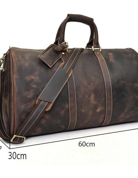 The Bjarke Weekender | Handcrafted Leather Duffle Bag