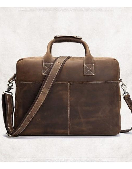 The Welch Briefcase | Vintage Leather Messenger Bag