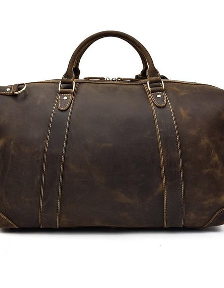 Eira Duffle Bag | Vintage Leather Weekender: The Pinnacle of Elegance