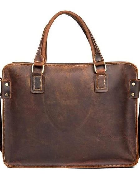 The Viggo Briefcase | Genuine Leather Messenger Bag