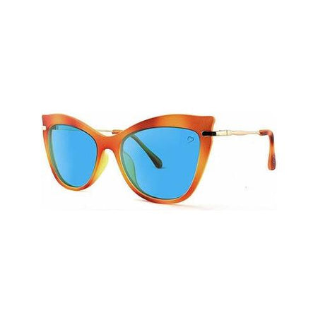 Ruby Rocks Faceted 'Ischia' Cateye Sunglasses With Metal Temples