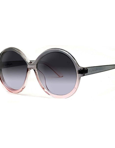 Ruby Rocks 'Jessica Elsie' Round Sunglasses In Crystal Grey