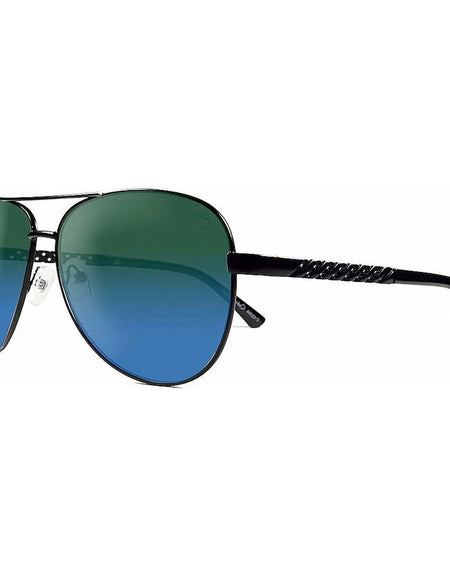 Ruby Rocks Metal 'Dominica' Aviator Sunglasses With Embossed Temple in