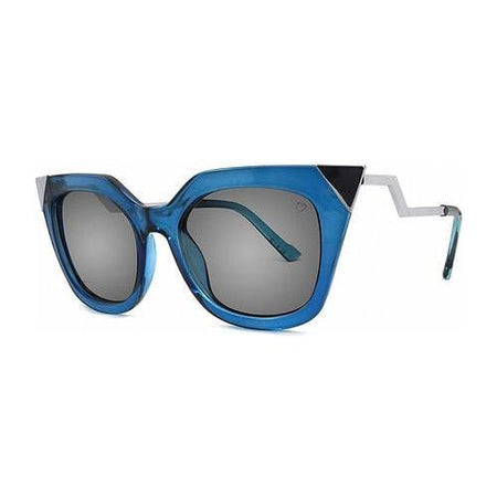 Ruby Rocks Metal Tip And Angled Temple 'Mykonos' Sunglasses In Blue