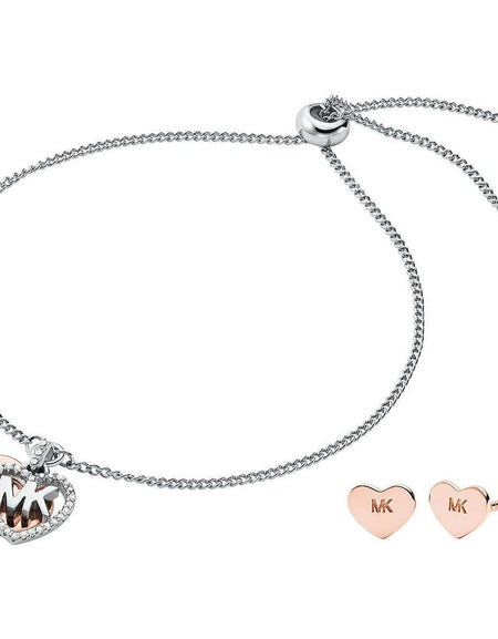 MICHAEL KORS PREMIUM SILVER COLLECTION Mod. MKC1257AN931 Special Pack + Earring-0