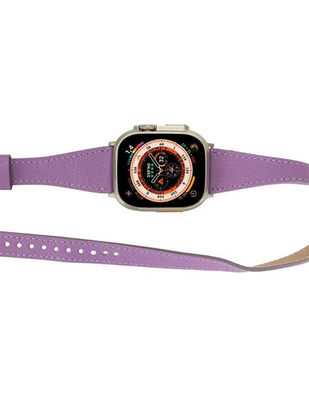 Vail Double Tour Leather Bands for Apple Watch 9, Ultra 2 and SE-30