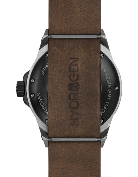 Vento Silver Black Leather - A Luxurious Timepiece for the Modern Individual