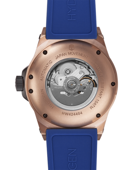 Vento Blue Rose Gold Designer Watch