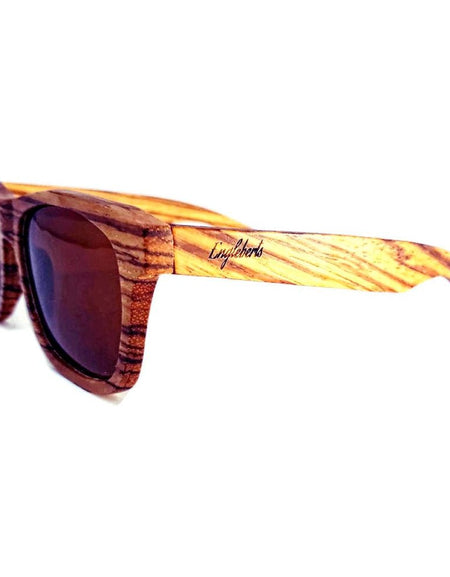 Cinnamon Swirl Skateboard Wood, Polarized, Handcrafted