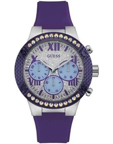 Guess Women's W0772L5 Purple Silicone Watch Strap Replacement