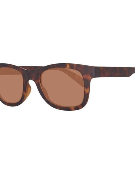 TIMBERLAND Men's Oval Dark Havana TB9080-5052H (ø 50 mm) Sunglasses