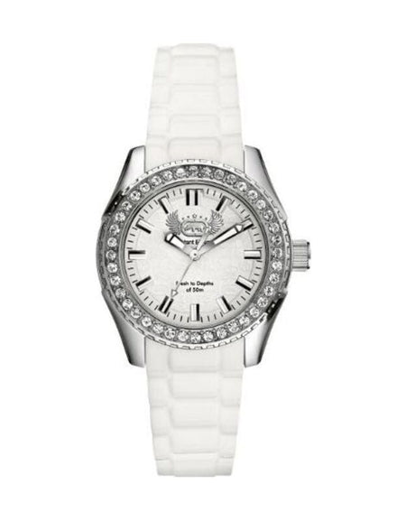 Marc Ecko Women's E11599M2 White Silicone Strap Replacement for Quartz Watch