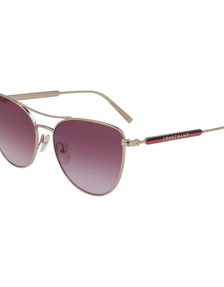 Longchamp LO134S-770 Women's Aviator Sunglasses - Stylish Metal Frame, UV400 Protection
