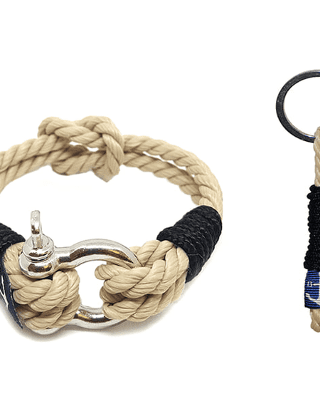Classic Rope Nautical Bracelet & Keychain-0