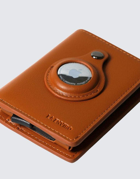 FITZROY AirTag Wallet - Tan-0