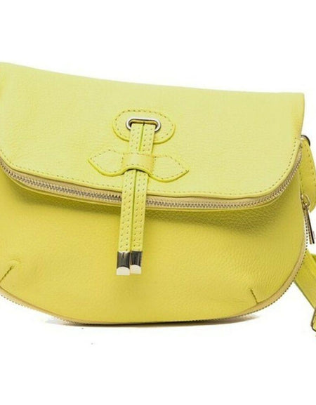 Women's Handbag Trussardi D66TRC1016-GIALLO Leather Yellow-0