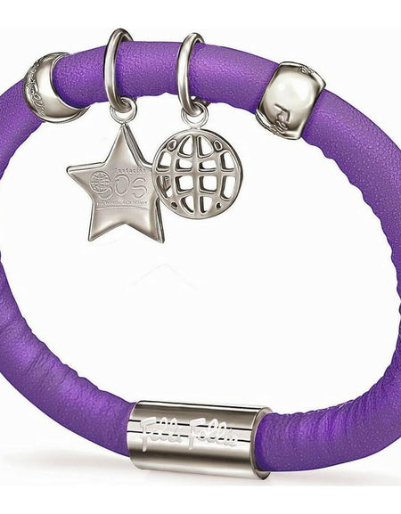 Ladies'Bracelet Folli Follie 1B13F046 Leather (16 cm)-1