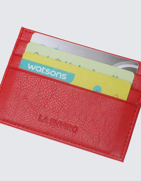 AVOCA Unisex Card Holder I Red-1