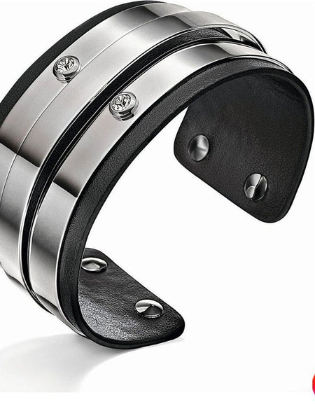 Ladies'Bracelet Folli Follie 3B16T005 Leather (20 cm)-0