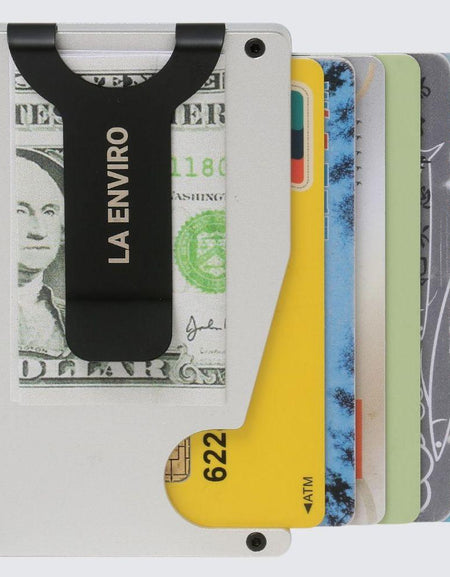 HUNTLY AirTag Wallet I Silver-1