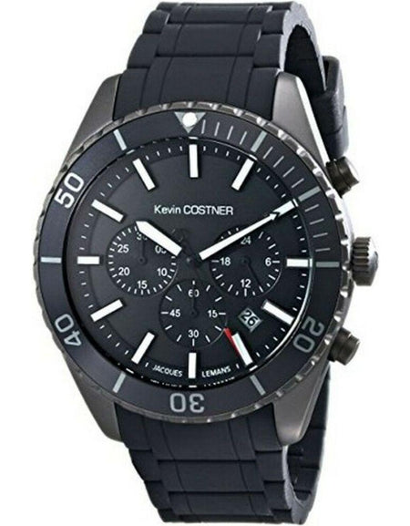 Jacques Lemans KC-104B Unisex Quartz Watch - Black (ø 44 mm)