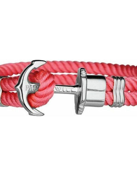 Unisex Bracelet Paul Hewitt Silver Pink Nylon-0