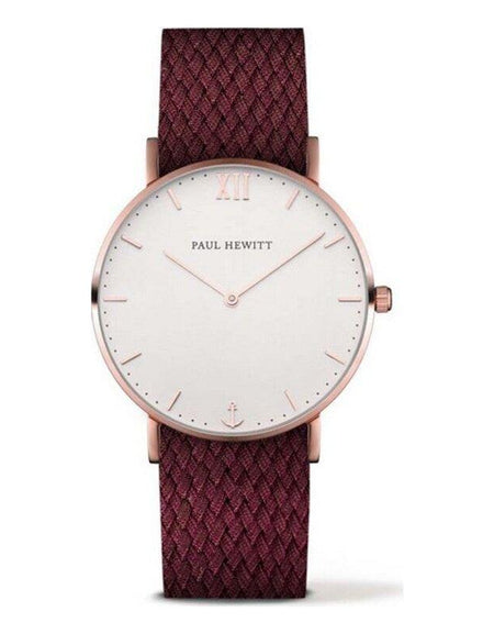 Paul Hewitt Unisex Quartz Watch PH-SA-R-ST-W-19M, Red and White Dial, Ø 39 mm