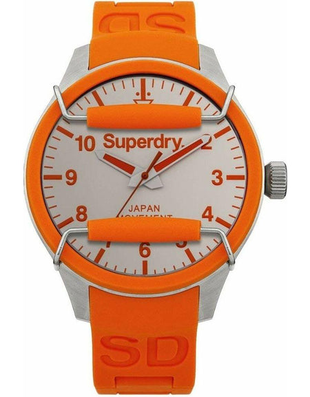 Superdry Unisex Orange Resin Watch Strap - Stylish Replacement Band for Fashion Enthusiasts