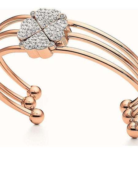 Ladies'Bracelet Folli Follie 3B0T041R Rose gold Steel (16 cm)-0