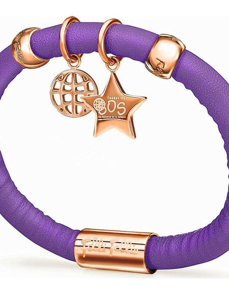 Ladies'Bracelet Folli Follie 1B13T046R Leather (16 cm)-1